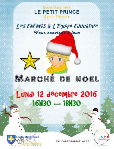 affiche village de Noël